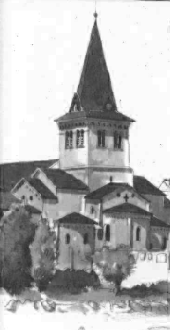 L'église romane de Saint-Lupicin