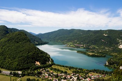 Point de vue sur le lac de Coiselet