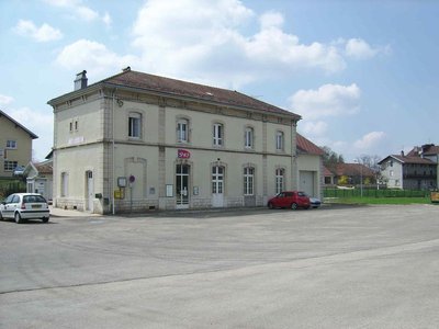 La gare de Saint-Laurent-en-Grandvaux