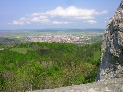 Vue sur Pontarlier depuis le Larmont