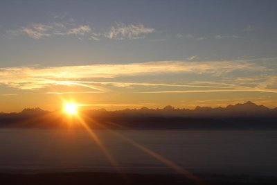 Turet au levé du soleil