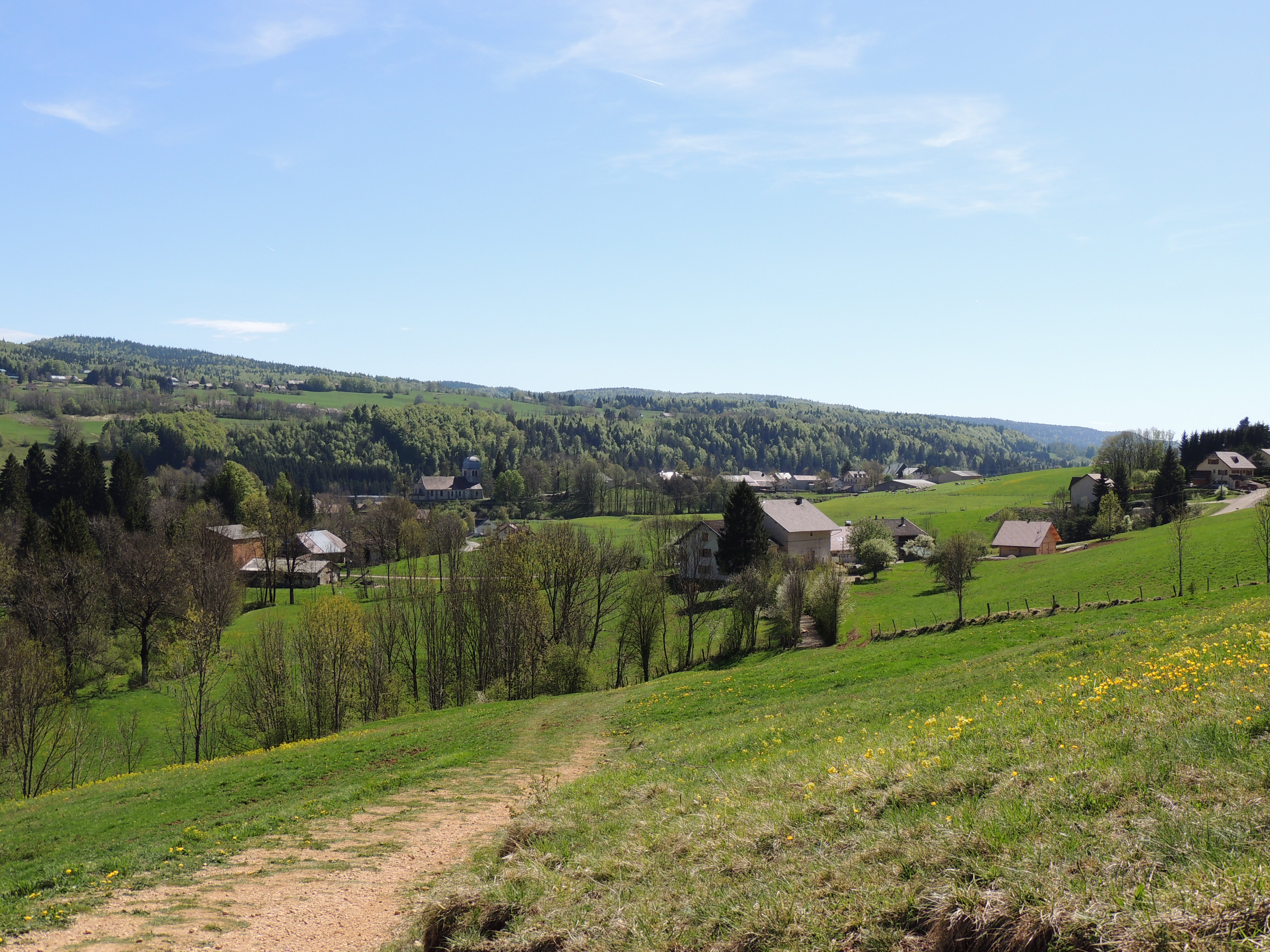 Vue sur Foncine-le-Haut