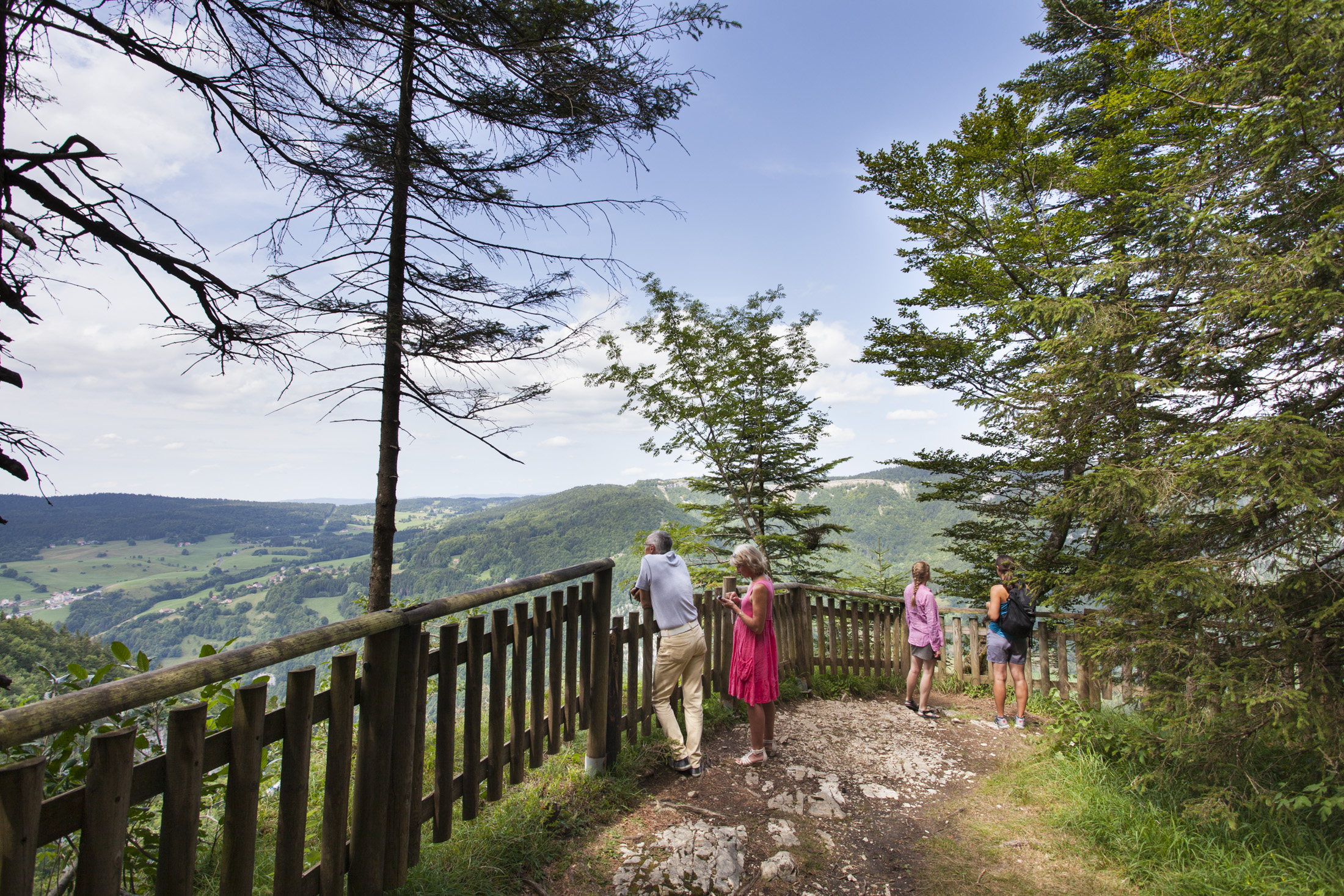 Au  belvédère de la Roche Fauconnière