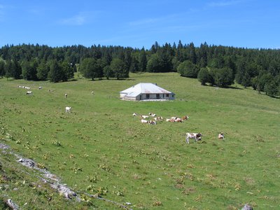 Chalet dans la combe de Pièce d'Aval